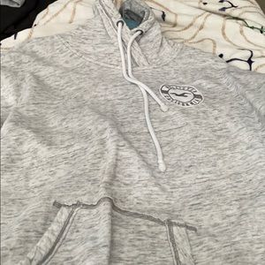 heather grey hollister hoodie